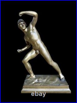 Sculpture en bronze signée Oskar Gladenbeck Fondeur Berlin, fin XIXe siècle Sculpture en bronze signée Oskar Gladenbeck Fondeur Berlin, fin XIXe siècle