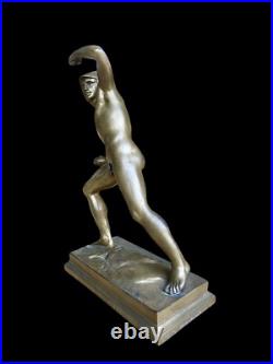 Sculpture en bronze signée Oskar Gladenbeck Fondeur Berlin, fin XIXe siècle Sculpture en bronze signée Oskar Gladenbeck Fondeur Berlin, fin XIXe siècle