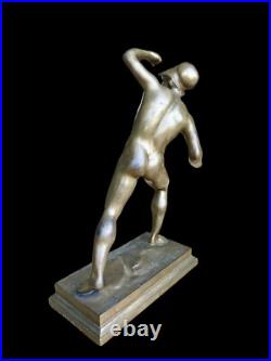 Sculpture en bronze signée Oskar Gladenbeck Fondeur Berlin, fin XIXe siècle Sculpture en bronze signée Oskar Gladenbeck Fondeur Berlin, fin XIXe siècle