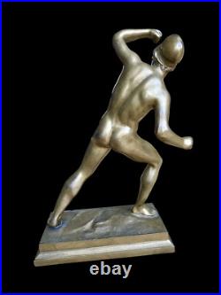 Sculpture en bronze signée Oskar Gladenbeck Fondeur Berlin, fin XIXe siècle Sculpture en bronze signée Oskar Gladenbeck Fondeur Berlin, fin XIXe siècle