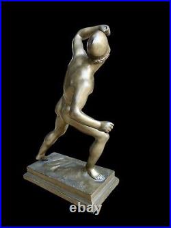 Sculpture en bronze signée Oskar Gladenbeck Fondeur Berlin, fin XIXe siècle Sculpture en bronze signée Oskar Gladenbeck Fondeur Berlin, fin XIXe siècle