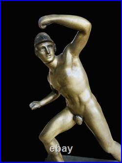 Sculpture en bronze signée Oskar Gladenbeck Fondeur Berlin, fin XIXe siècle Sculpture en bronze signée Oskar Gladenbeck Fondeur Berlin, fin XIXe siècle
