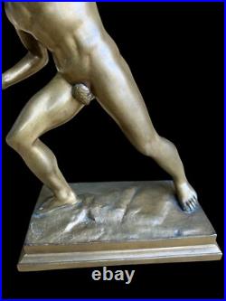Sculpture en bronze signée Oskar Gladenbeck Fondeur Berlin, fin XIXe siècle Sculpture en bronze signée Oskar Gladenbeck Fondeur Berlin, fin XIXe siècle