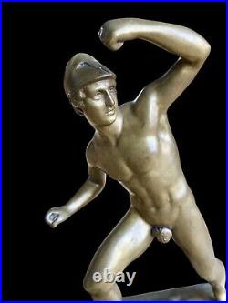 Sculpture en bronze signée Oskar Gladenbeck Fondeur Berlin, fin XIXe siècle Sculpture en bronze signée Oskar Gladenbeck Fondeur Berlin, fin XIXe siècle