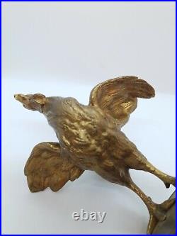 Sculpture, statue coq en Bronze, XIXe Siecle Sujet Animalier