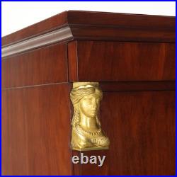 Secrètaire Ancien Empire Acajou Noyer Bronze XIXe Siècle Original Secrètaire Ancien Empire Acajou Noyer Bronze XIXe Siècle Original