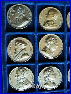 Séries NUMISMATICA 14 médaille cuivre bronze de 1818 à 1821. Diam 4cm