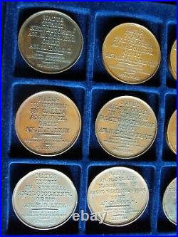 Séries NUMISMATICA 14 médaille cuivre bronze de 1818 à 1821. Diam 4cm