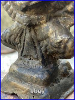 Statue ancienne en bronze Vishnou sur Garuda XIXe siècle