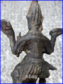 Statue ancienne en bronze Vishnou sur Garuda XIXe siècle