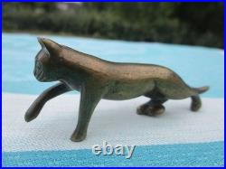 Statuette Ancienne Sculpture Miniature Petit Chat Bronze XIX éme siècle Statuette Ancienne Sculpture Miniature Petit Chat Bronze XIX éme siècle