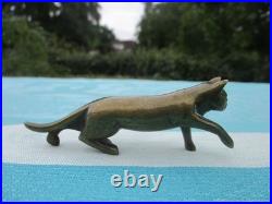 Statuette Ancienne Sculpture Miniature Petit Chat Bronze XIX éme siècle Statuette Ancienne Sculpture Miniature Petit Chat Bronze XIX éme siècle