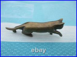 Statuette Ancienne Sculpture Miniature Petit Chat Bronze XIX éme siècle Statuette Ancienne Sculpture Miniature Petit Chat Bronze XIX éme siècle