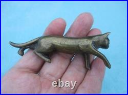Statuette Ancienne Sculpture Miniature Petit Chat Bronze XIX éme siècle Statuette Ancienne Sculpture Miniature Petit Chat Bronze XIX éme siècle