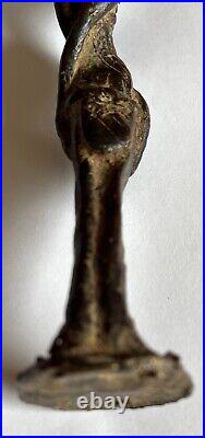 Statuette En Bronze Patine Ancienne/ Art Trival Afrique/ XIX Siecle