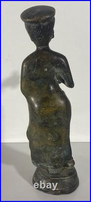 Statuette en bronze travail Inde du Nord ou Afghanistan ou Pakistan XIXe siècle