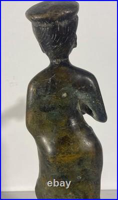 Statuette en bronze travail Inde du Nord ou Afghanistan ou Pakistan XIXe siècle