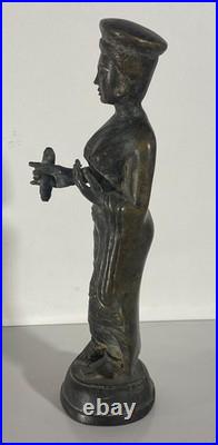 Statuette en bronze travail Inde du Nord ou Afghanistan ou Pakistan XIXe siècle