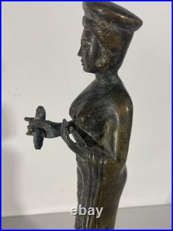Statuette en bronze travail Inde du Nord ou Afghanistan ou Pakistan XIXe siècle