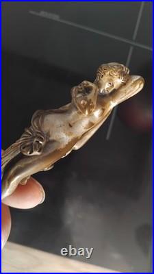 Sujet En Bronze XIX Eme Siècle sortie De Bain Deese