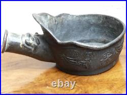 Superbe rare Fer à repasser en bronze chinois china chinese CHINE XIXe siècle