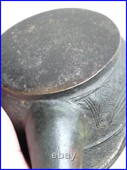 Superbe rare Fer à repasser en bronze chinois china chinese CHINE XIXe siècle