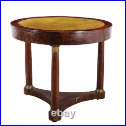 Table Basse Empire Ancienne Acajou Velours Bronze XIXe Siècle Originale Table Basse Empire Ancienne Acajou Velours Bronze XIXe Siècle Originale