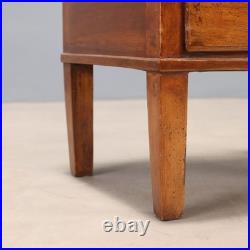 Table de Chevet Directoire Ancienne Noyer Bronze XIXe Siècle Originale
