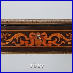 Table de Travail Ancienne Bois Bronze Italie du XIXe Siècle Originale