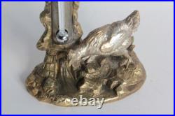 Thermomètre bronze XIXe siècle Poule (64966) Thermomètre bronze XIXe siècle Poule (64966)