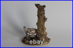 Thermomètre bronze XIXe siècle Poule (64966) Thermomètre bronze XIXe siècle Poule (64966)