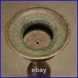 Torche Bronze Italie XIX-XX Siècle Torche Bronze Italie XIX-XX Siècle