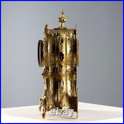 Triptyque Horloge Ancien Bronze Doré France XIXe-XXe Siècle Original