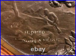 Trophée bronze Henri Dubois Union nationale des societes de tir de France