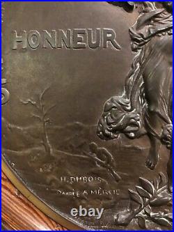 Trophée bronze Henri Dubois Union nationale des societes de tir de France