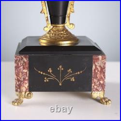 Tryptique Ancien Bronze Marbre Décorations France XIXe-XXe Siècle Original