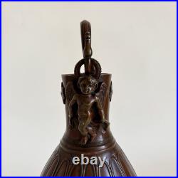 Vase Bronze Antique Souvenir Du Grand Tour Italie Xixe Siècle Étrusque