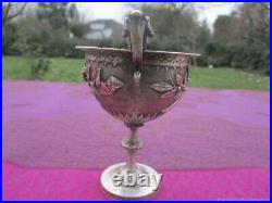 Vase ancien Lebellule et Mascaron bronze XIX siècle Art Nouveau