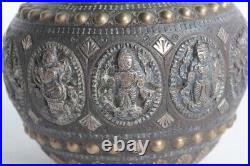 Vase bronze Inde XIXe siècle (62512)