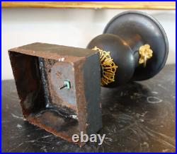 Vase en fonte et bronze doré époque Empire XIXe siècle