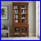 Vitrine-Ancienne-Empire-Noyer-Bronze-Decorations-XIXe-Siecle-Originale-01-wxw