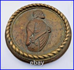 XIX Siecle Medaillon Bronze Personnage A Identifier Diametre 22.50 CM Poids 3.2 XIX Siecle Medaillon Bronze Personnage A Identifier Diametre 22.50 CM Poids 3.2