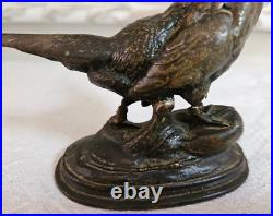 XIX Siecle Sculpture Animaliere Faisan En Bronze Signée Cain A Restaurer L 13 CM XIX Siecle Sculpture Animaliere Faisan En Bronze Signée Cain A Restaurer L 13 CM