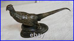 XIX Siecle Sculpture Animaliere Faisan En Bronze Signée Cain A Restaurer L 13 CM XIX Siecle Sculpture Animaliere Faisan En Bronze Signée Cain A Restaurer L 13 CM